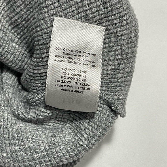 Aritzia | Tna Waffle Knit Alder Thermal Cool Grey Size XS - Picture 8 of 8